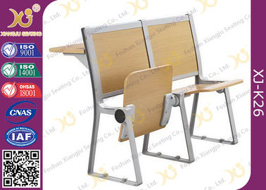 Китай Столы школы лекционного зала прикрепленные местами и мебель стула деревянная складывая поставщик