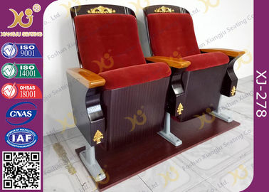 Китай Посадочные места театра аудитории алюминиевой ноги роскошные с золотой работами высекаенными древесиной поставщик