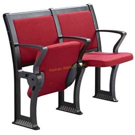 Китай Удобные мягкие красные стулья класса посадочных мест/студента лекционного зала ткани поставщик