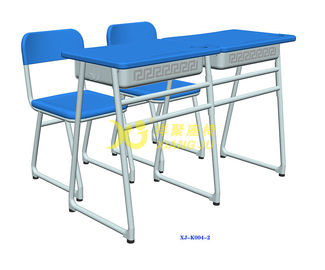 Китай Стол и стул студента металла материальный двойные установленные для класса средней школы поставщик