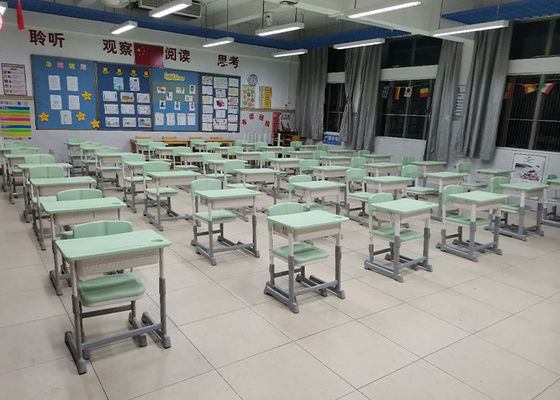 Китай Регулируемая пластиковая таблица школы усаживает красочный основной одиночный стол студента и оптовую продажу стула установленную поставщик