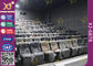 Микро- стулья театра кино цвета двойника Леатеретте волокна в пластиковом большом подлокотнике поставщик