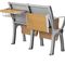 Мебель класса университета металла переклейки/складные стол школы и набор стула поставщик
