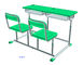 ХДПЭ стола и стула студента мяты утюга зеленого мебель школы установленного регулируемая поставщик