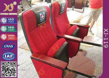Китай Подгоняйте стулья Халл церков с проложенной нежностью и логотипом зашитым на заднем люнете поставщик