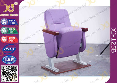 Китай Пурпурные складывая стулья Халл церков с чехлами из материи/посадочными местами аудитории поставщик