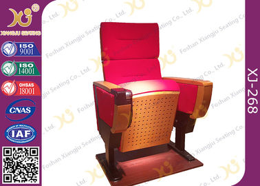 Китай Современные сложенные коммерчески стулья аудитории с сильной стальной структурной одиночной ногой поставщик