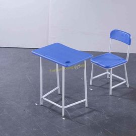 Китай Fixed height HDPE Standard Middle School Metal Desk and Chair Set поставщик