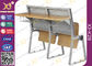 Стул стола школы структуры металла и переклейки с пусковой площадкой Рединга для комнаты лекции поставщик