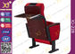 Пол - установленные стулы посадочных мест театра ноги коммерчески с деревянной раковиной переклейки подлокотника поставщик