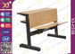 Изготовленный на заказ стол мебели класса коллежа переклейки размера и сложенное место стула поставщик