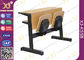 Изготовленный на заказ стол мебели класса коллежа переклейки размера и сложенное место стула поставщик
