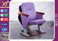 Пурпурные складывая стулья Халл церков с чехлами из материи/посадочными местами аудитории поставщик