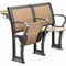 Стол и стул складной железной переклейки металла деревянный установленные для лекционного зала школы поставщик