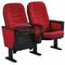 Прочные красные стулья аудитории ткани с пусковой площадкой деревянных или ПП сочинительства поставщик