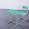 Mint Green HDPE Iron Aluminum School Student Study Desk and Chair поставщик