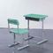 Mint Green HDPE Iron Aluminum School Student Study Desk and Chair поставщик