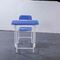 Fixed height HDPE Standard Middle School Metal Desk and Chair Set поставщик