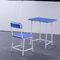 Fixed height HDPE Standard Middle School Metal Desk and Chair Set поставщик