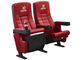 Красные стулья кино фильма ноги ткани СДЖ-6819 фиксированные с передвижным Амрест поставщик